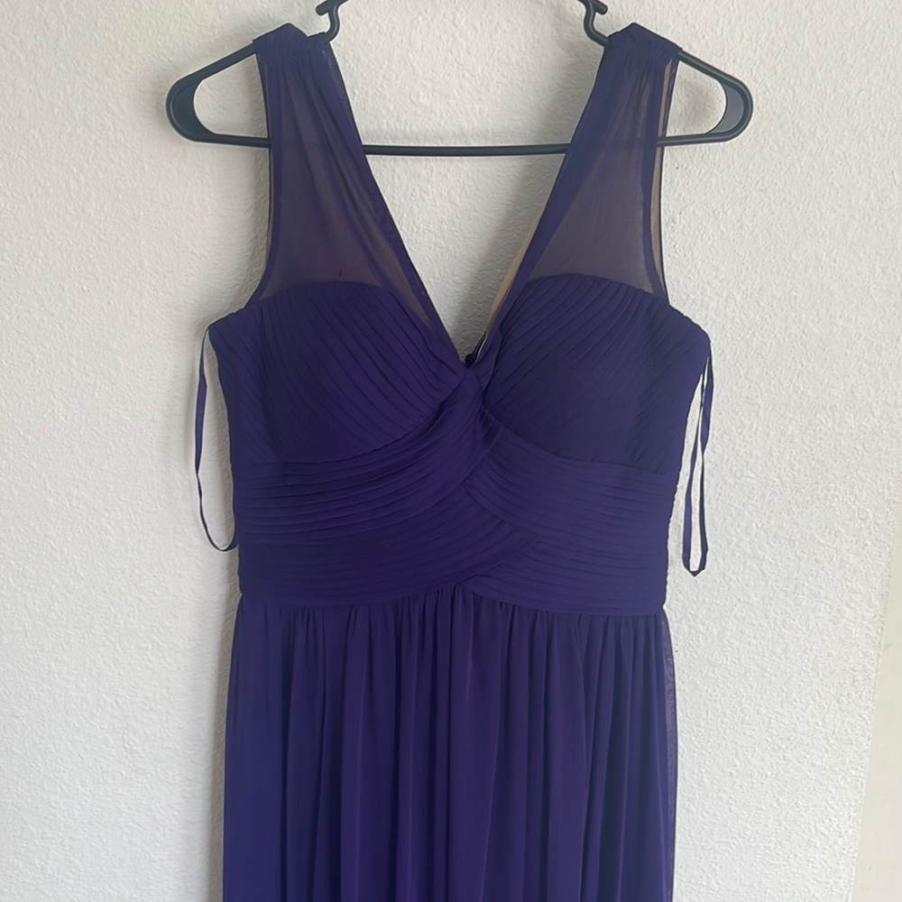 Purple dress for wedding, prom, bridesmaids.